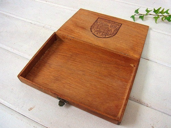 ドイツ製・小さなアンティーク・木箱/木製ケース/シガレットケース