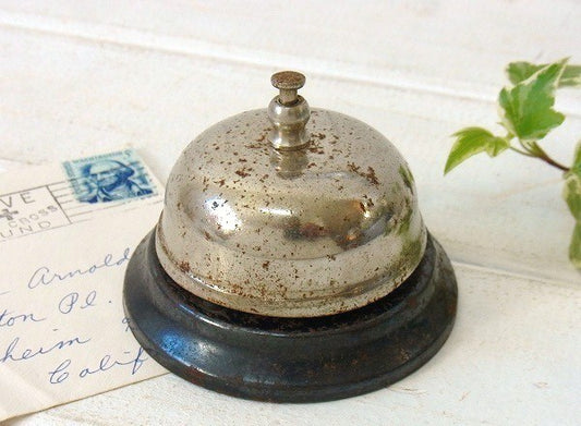 メタル製・ヴィンテージ・呼び鈴/コールベル/卓上ベル USA