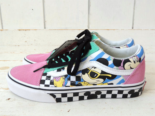 【USバンズ・VANS】ミッキーマウス・80's・ディズニー・コラボ・スニーカー・オールドスクール