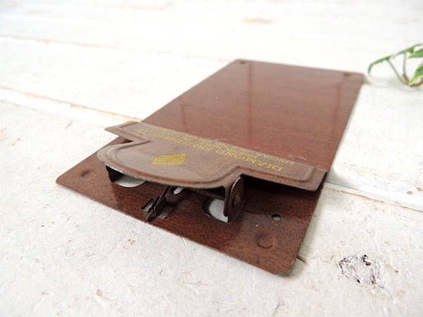 DIAMOND FREIGHTWAYS トラック会社 ウッド柄  アドバタイジング ヴィンテージ バインダー クリップボード USA