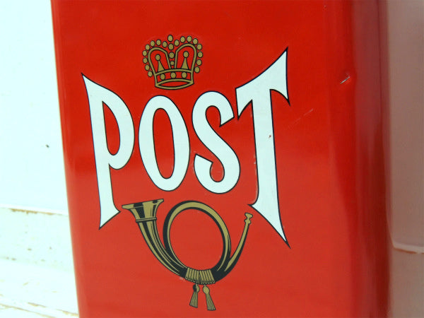 【J H Produkt・スウェーデン製】1960s・赤色・ヴィンテージ・メールボックス・ポスト