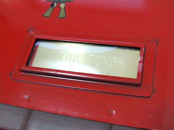 【J H Produkt・スウェーデン製】1960s・赤色・ヴィンテージ・メールボックス・ポスト