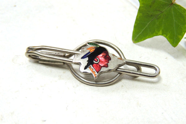 【インディアン・フェイス】ニューメキシコ・アンティーク・タイバー・タイピン