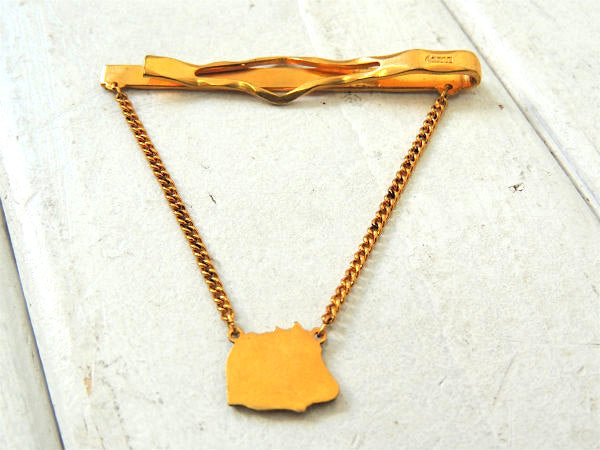 【Anson社製・馬モチーフ】アンティーク&ヴィンテージ・タイピン・ゴールド色