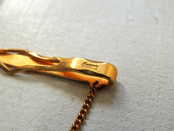 【Anson社製・馬モチーフ】アンティーク&ヴィンテージ・タイピン・ゴールド色