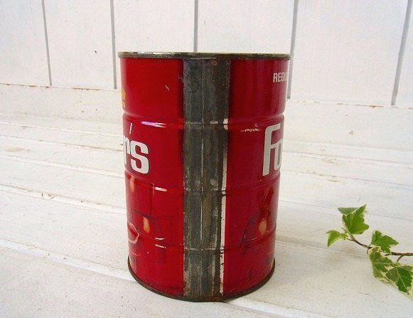 【Folgers】フォルジャーズ・ティン製・ヴィンテージ・コーヒー缶 USA