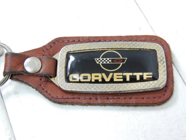 【コルベット・シボレー】鍵2本付き・アドバタイジング・ヴィンテージ・アメ車・キーホルダー