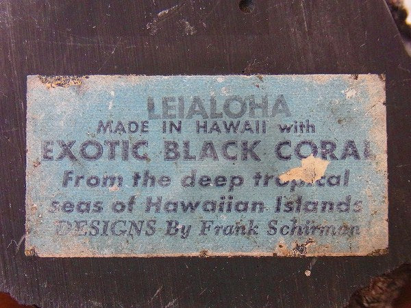 【FRANK SCHIRMAN】LEIALOHA・60'sヴィンテージ・フラガール/ハワイ USA