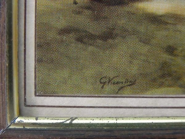 フレーム入り・イエスキリスト・ヴィンテージ・壁掛け/聖品