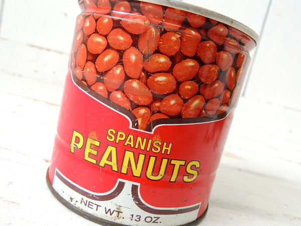 SPANISH PEANUTS ピーナッツ ヴィンテージ・ティン缶 ブリキ缶 US パッケージ