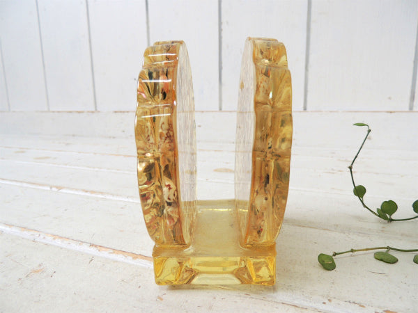 貝殻入り・シェル型・樹脂製・ヴィンテージ・ナプキンスタンド・ナプキンホルダー・ミッドセンチュリー