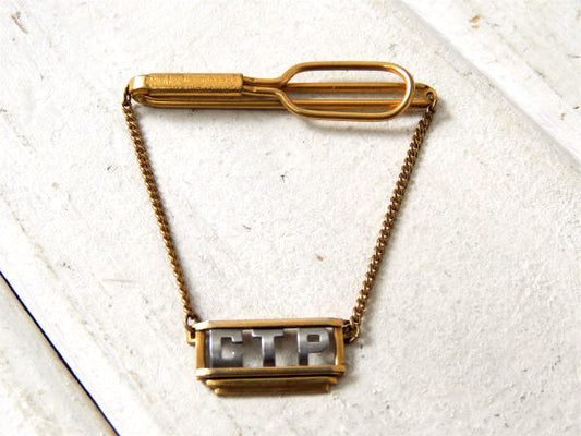 CTP・イニシャルモチーフアンティーク・タイピン SWANK・スワンク・ファッション・アクセサリー