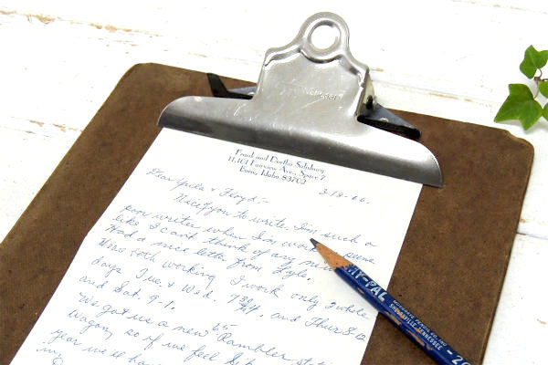 【National】ヴィンテージ・クリップボード・バインダー/USA・ステーショナリー・文房具