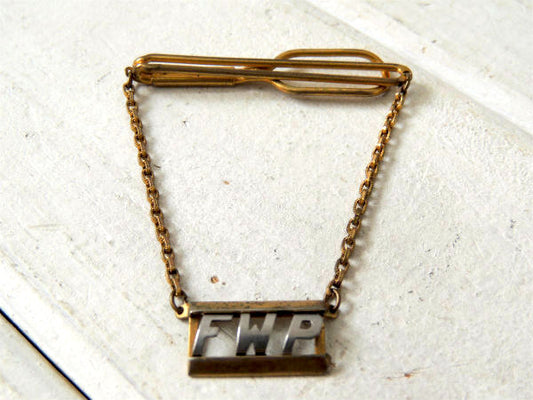 FWP イニシャルモチーフ アンティーク・タイピン・SWANK スワンク メンズ アクセサリー