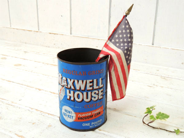 【MAXWELL HOUSE Coffee】カリフォルニア・ヴィンテージ・コーヒー缶・ティン缶