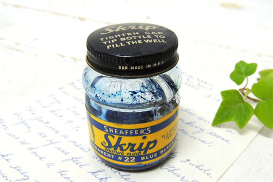 【SHEAFFER・シェーファー】Skrip・ガラス製・ヴィンテージ・インクボトル/ガラス瓶