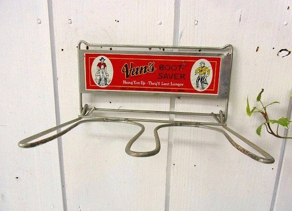 【Van's BOOT SAVER】壁掛け・50'sヴィンテージ・ブーツセーバー/ブーツハンガー
