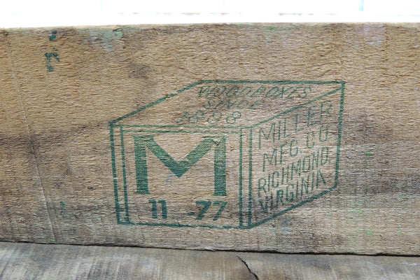 【7up】セブンアップ・ドリンク・アドバタイジング・ヴィンテージ・木箱/ウッドボックス USA