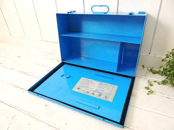 【FIRST AID】ファーストエイド・ビンテージ・大きな救急箱/メディスンキャビネット/飾り棚