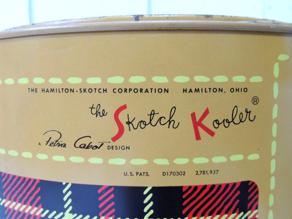 Skotch Kooler タータンチェック・50's ヴィンテージ・クーラーボックス・キャンプ道具