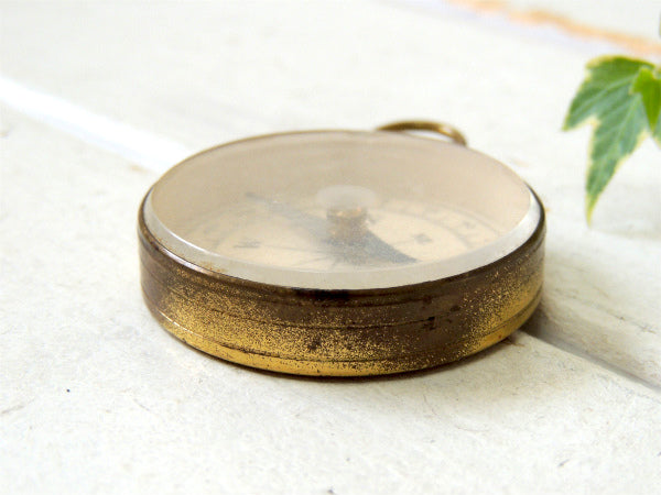 【GERMANY】方位磁石・ドイツ製・アンティーク・コンパス・キーホルダー・アウトドア・登山