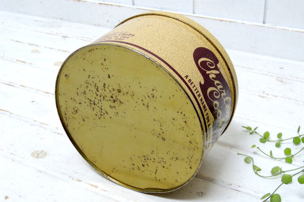 【Charles Cookies】ティン製・ヴィンテージ・クッキー缶/ブリキ缶　USA