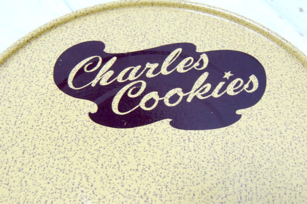 【Charles Cookies】ティン製・ヴィンテージ・クッキー缶/ブリキ缶　USA