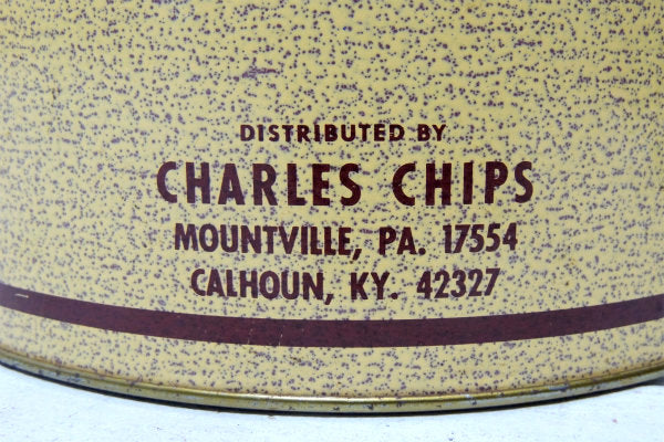 【Charles Cookies】ティン製・ヴィンテージ・クッキー缶/ブリキ缶　USA