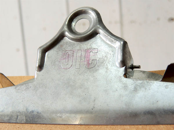 【OIC】ヴィンテージ・バインダー・クリップボード・USA・工業系・ステーショナリー/USED