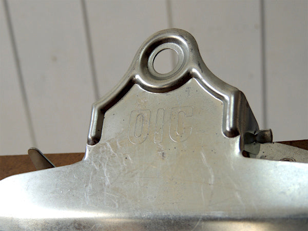 OIC・ステーショナリー ヴィンテージ・バインダー・クリップボード・USA・メニューボード