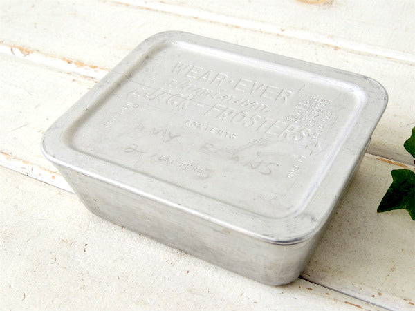 【FRIGIDAIRE】冷蔵庫用・ヴィンテージ・アルミコンテナ/保存容器/レフケース USA