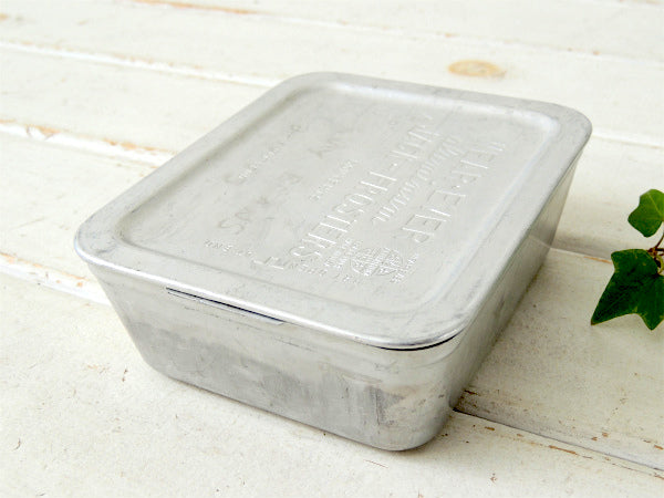 【FRIGIDAIRE】冷蔵庫用・ヴィンテージ・アルミコンテナ/保存容器/レフケース USA