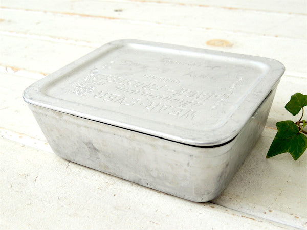 【FRIGIDAIRE】冷蔵庫用・ヴィンテージ・アルミコンテナ/保存容器/レフケース USA