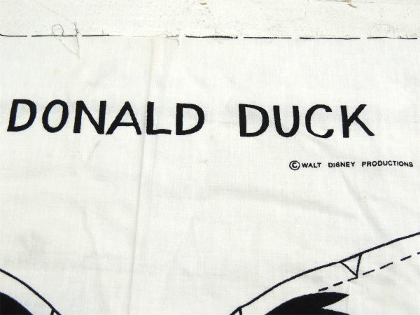 ドナルドダック ディズニー ピロードール ぬいぐるみ型 デッドストック ヴィンテージ パネル生地 キット USA