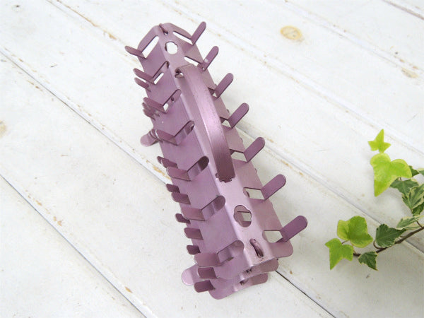 【ZIEROLD】ラベンダー色のアルミ製・3段式・ヴィンテージ・スプールホルダー/ボビンホルダー