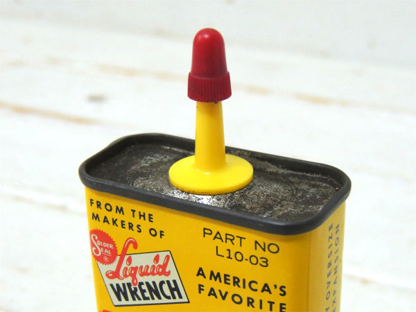 Liquid Wrench イエロー・リキッドレンチ・ヴィンテージ・オイル缶・USA・ハンディ