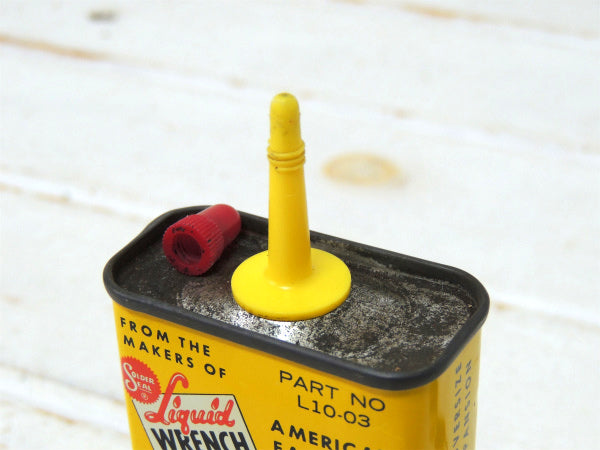 Liquid Wrench イエロー・リキッドレンチ・ヴィンテージ・オイル缶・USA・ハンディ