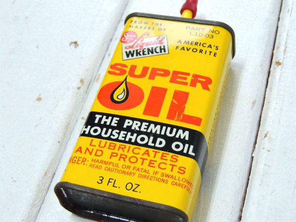 Liquid Wrench イエロー・リキッドレンチ・ヴィンテージ・オイル缶・USA・ハンディ