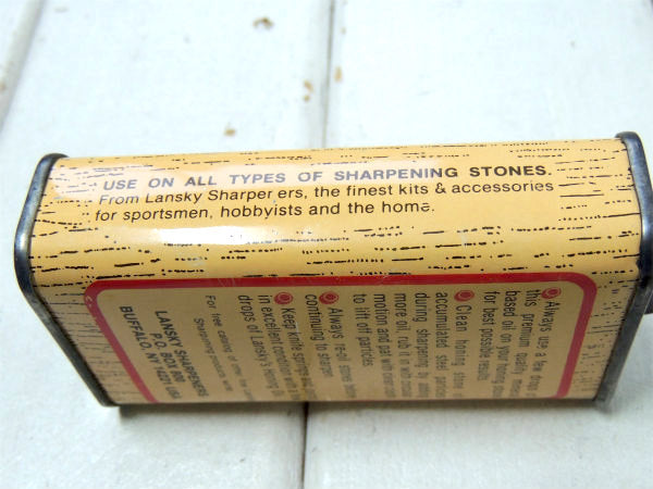 NATHAN'S・NATURAL ・HONING OIL・ヴィンテージ・オイル缶・ハンディ・ナイフ