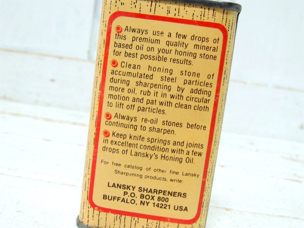 NATHAN'S・NATURAL ・HONING OIL・ヴィンテージ・オイル缶・ハンディ・ナイフ