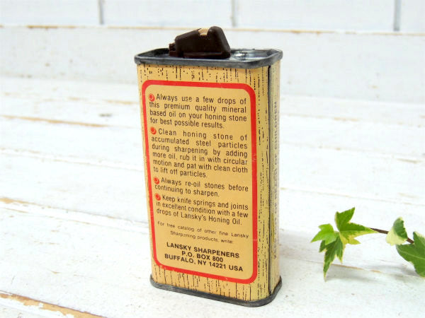 NATHAN'S・NATURAL ・HONING OIL・ヴィンテージ・オイル缶・ハンディ・ナイフ