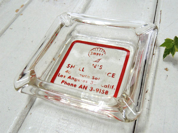 SHELL・オイルカンパニー　ロサンゼルス・ヴィンテージ・アドバタイジング・灰皿・カリフォルニア