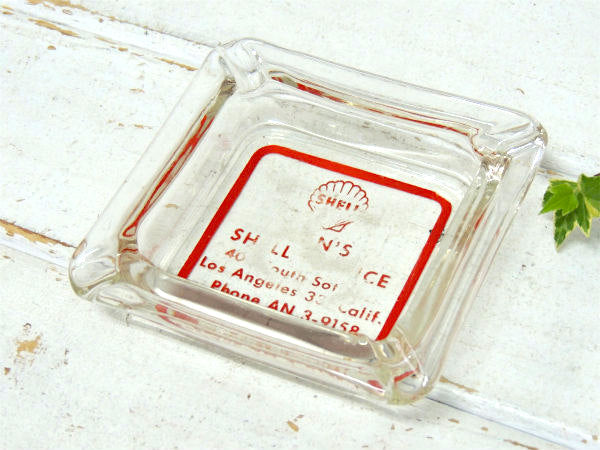 SHELL・オイルカンパニー　ロサンゼルス・ヴィンテージ・アドバタイジング・灰皿・カリフォルニア