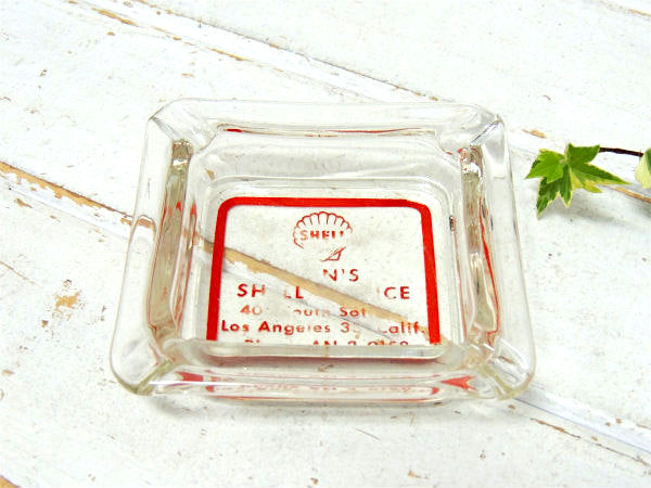 SHELL・オイルカンパニー　ロサンゼルス・ヴィンテージ・アドバタイジング・灰皿・カリフォルニア