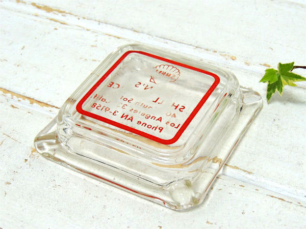 SHELL・オイルカンパニー　ロサンゼルス・ヴィンテージ・アドバタイジング・灰皿・カリフォルニア