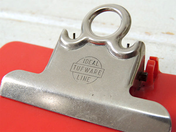 IDEAL TUFWARE LINE レッドカラー・ヴィンテージ・バインダー・ステーショナリー 文房具