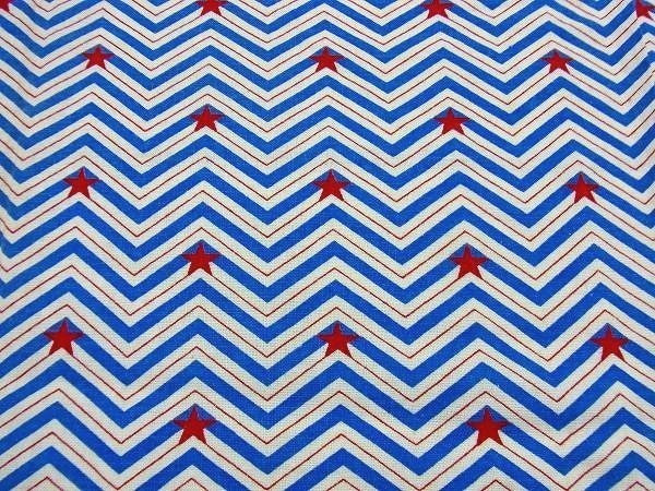 星&幾何学模様・ヴィンテージ・ファブリック/生地　USA