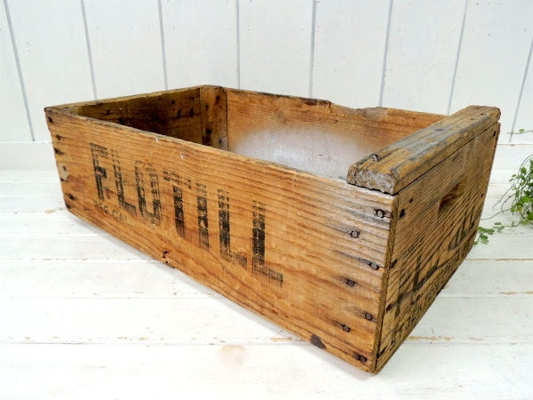 FLOTILL CALIF・US カリフォルニア・ヴィンテージ・ウッドボックス・木箱・ガレージ