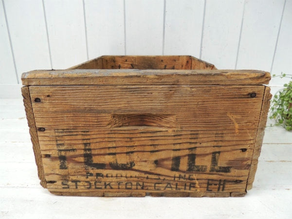 FLOTILL CALIF・US カリフォルニア・ヴィンテージ・ウッドボックス・木箱・ガレージ