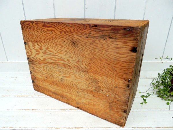 GOLD'N RICH カリフォルニア州・組み木・アンティーク・木箱・ミルク・ウッドボックス